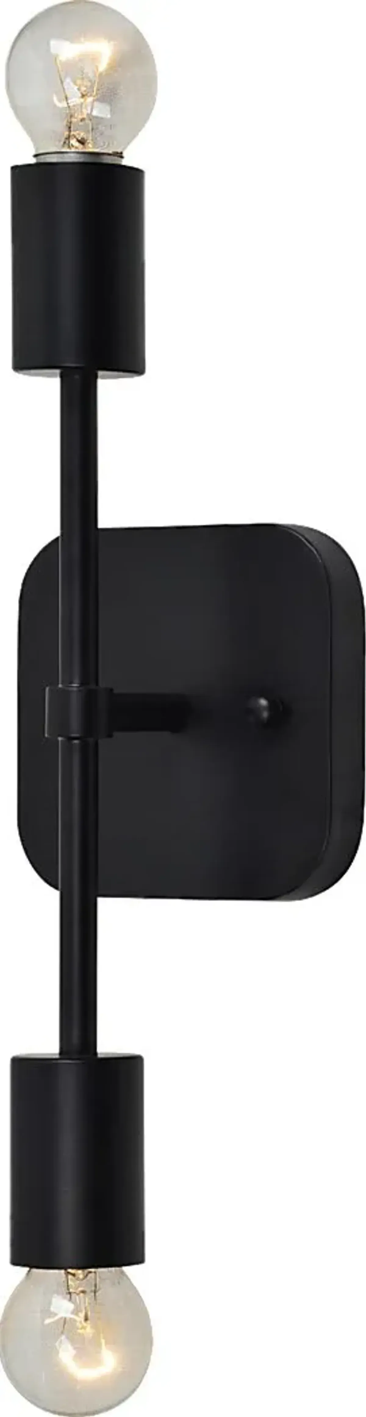 Loma Trace Black Wall Sconce