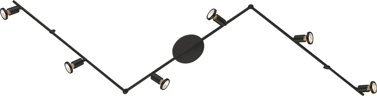 Valhalla Loop Black Sconce