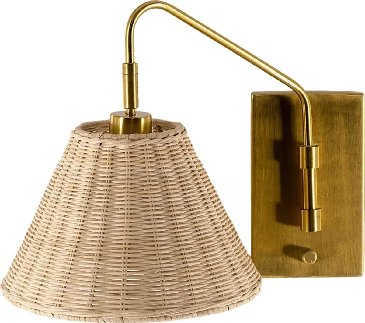 Pleasant Place Gold Sconce