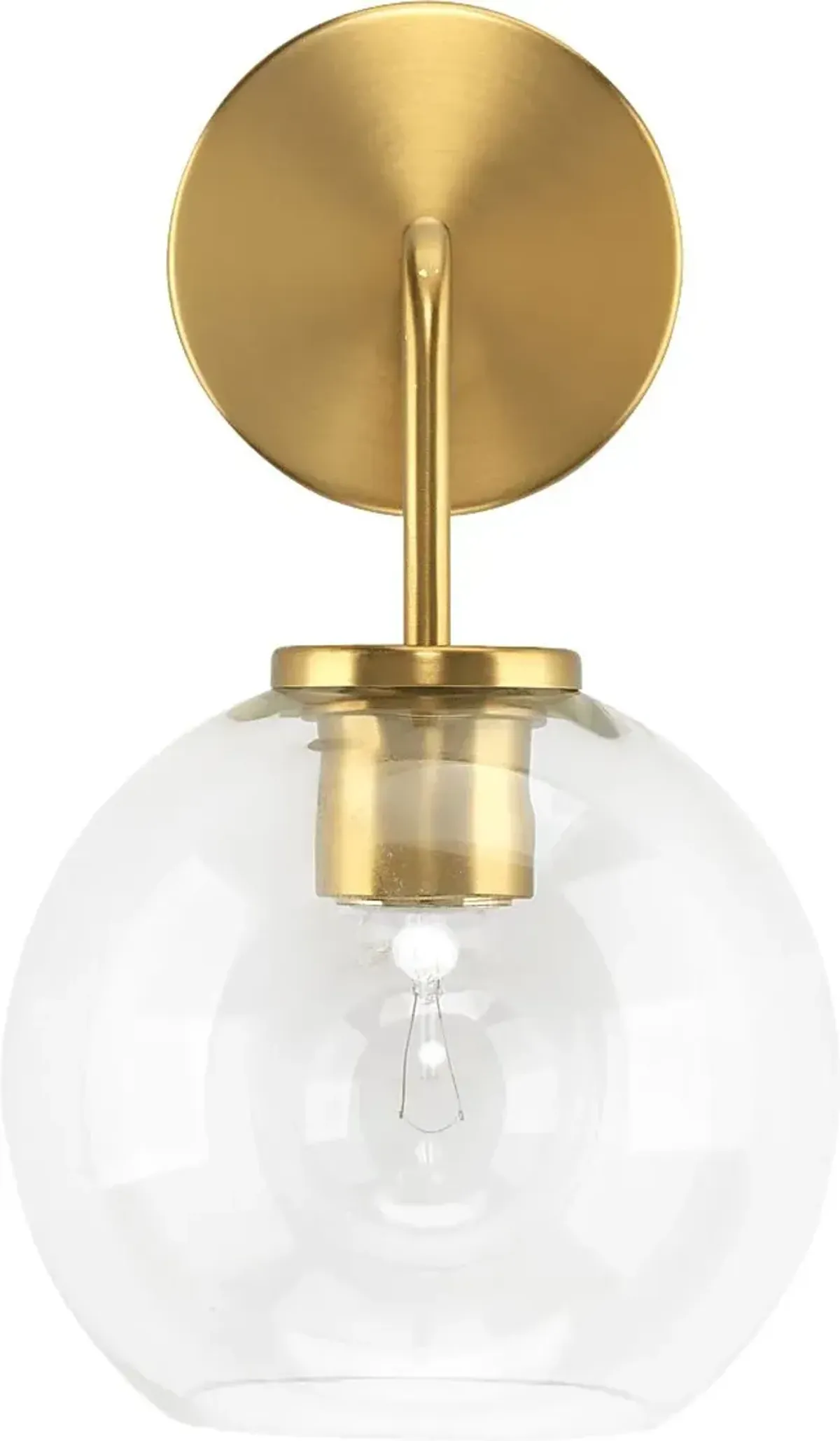 Rea Loop Brass Sconce