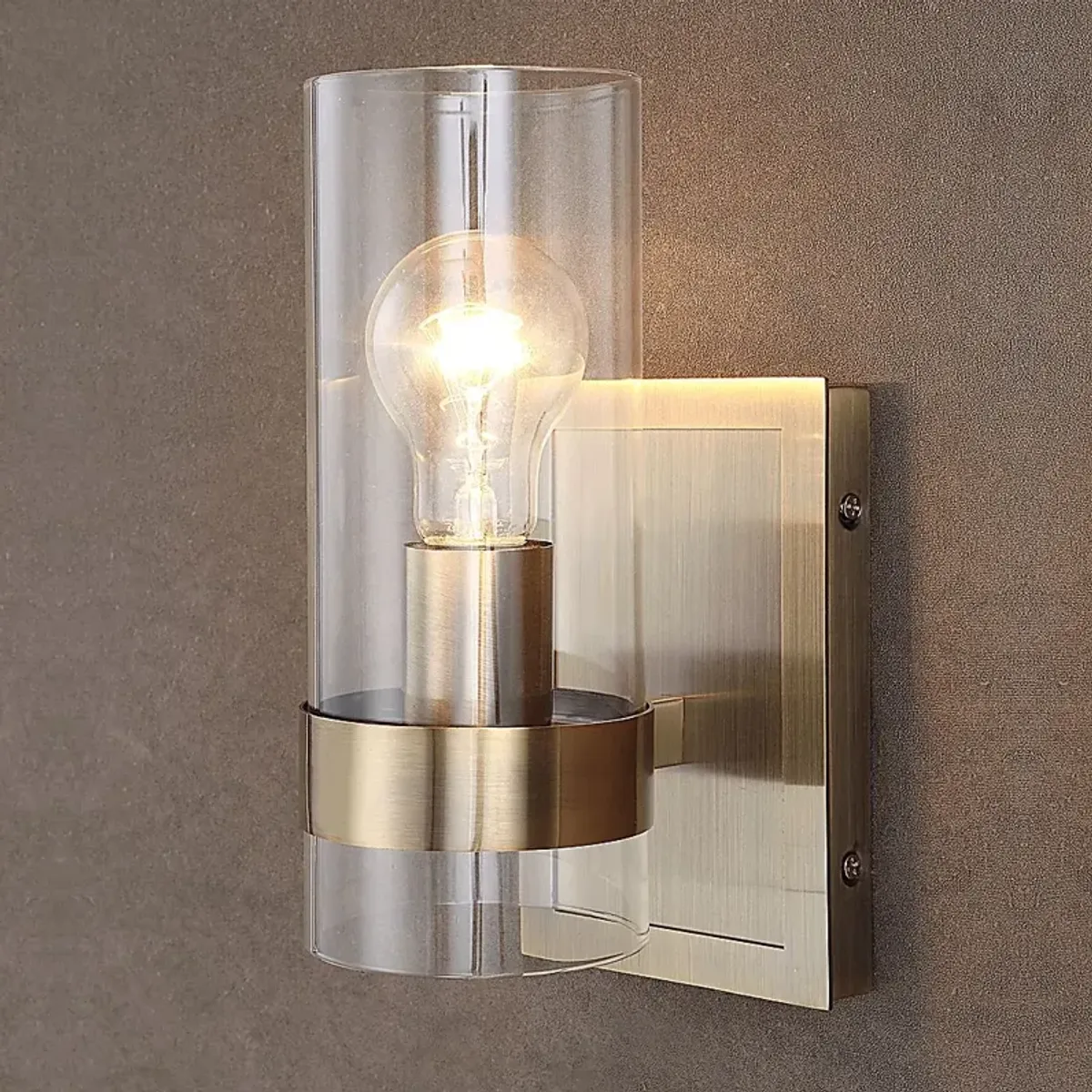 Serenity Reef Brass Sconce