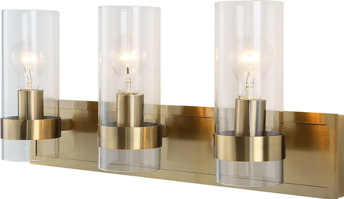 Serenity Reef Gold Sconce