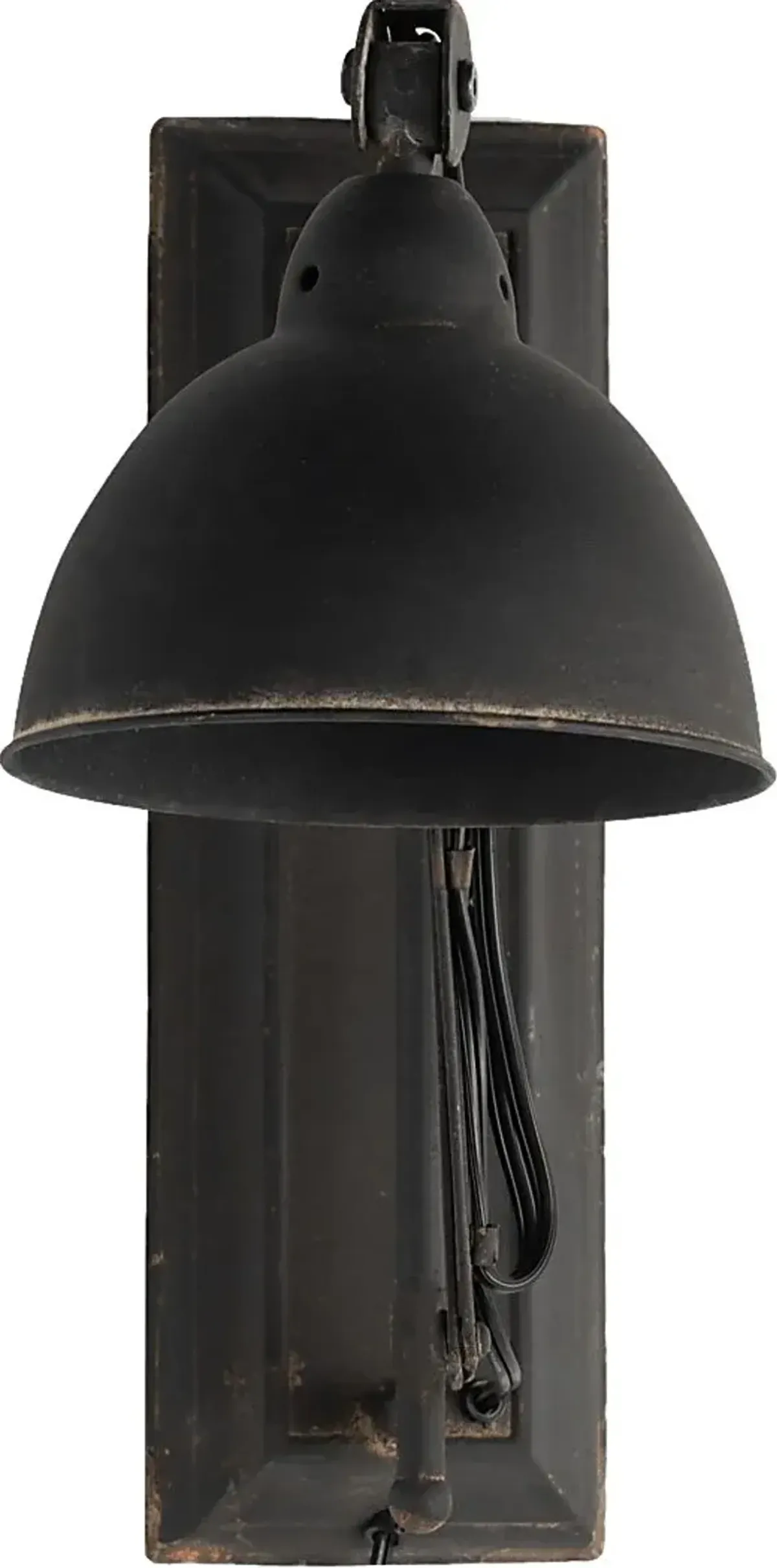 Villarreal Post Black Sconce