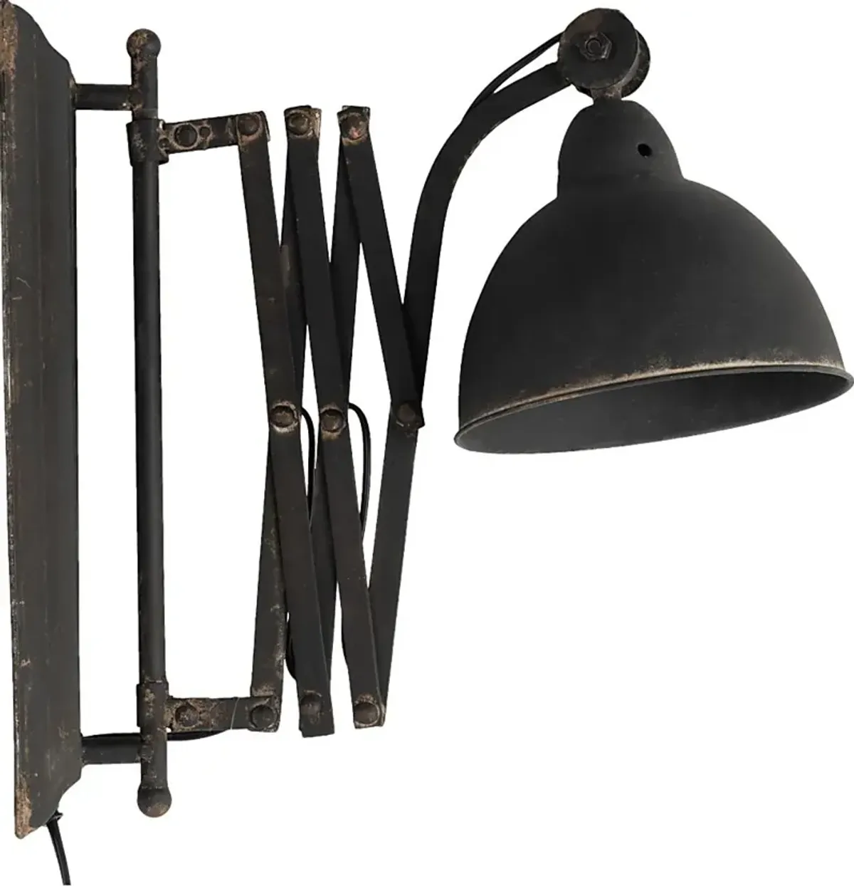 Villarreal Post Black Sconce