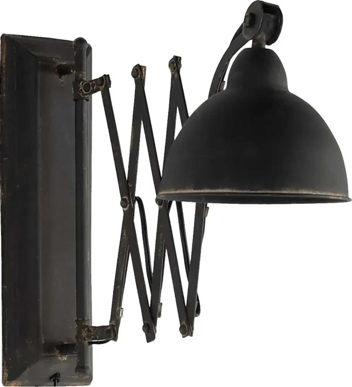 Villarreal Post Black Sconce