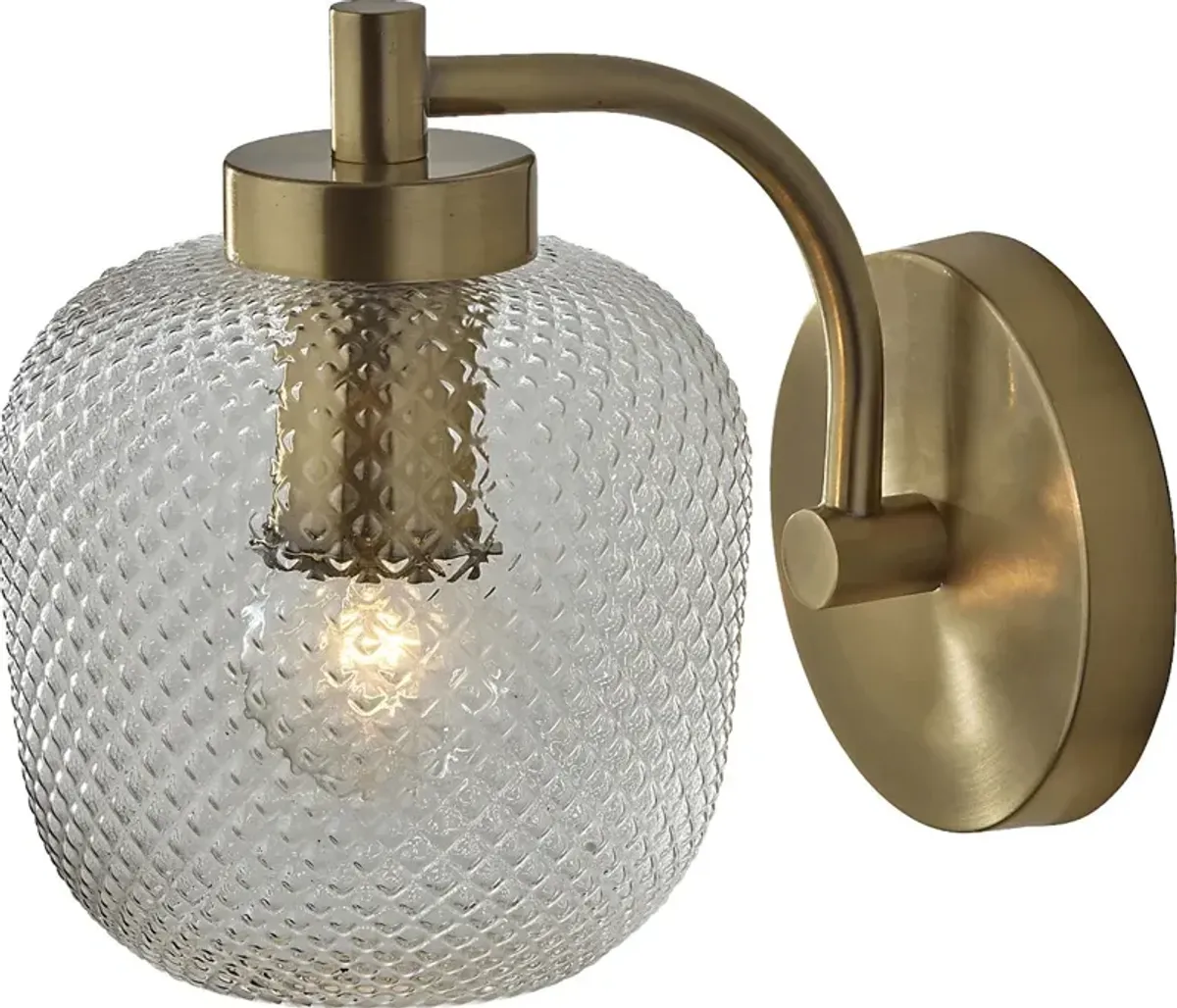 Oley Loop Brass Sconce