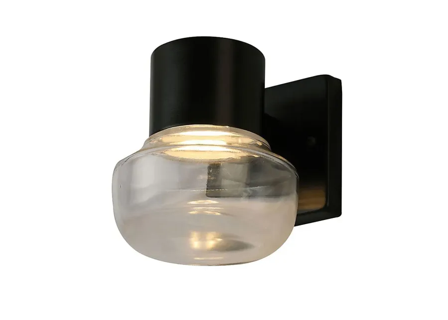 Fabian Club Small Black Sconce