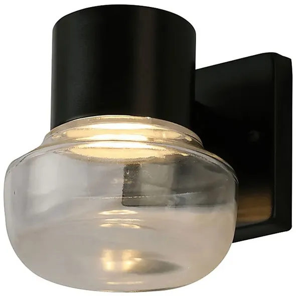 Fabian Club Small Black Sconce