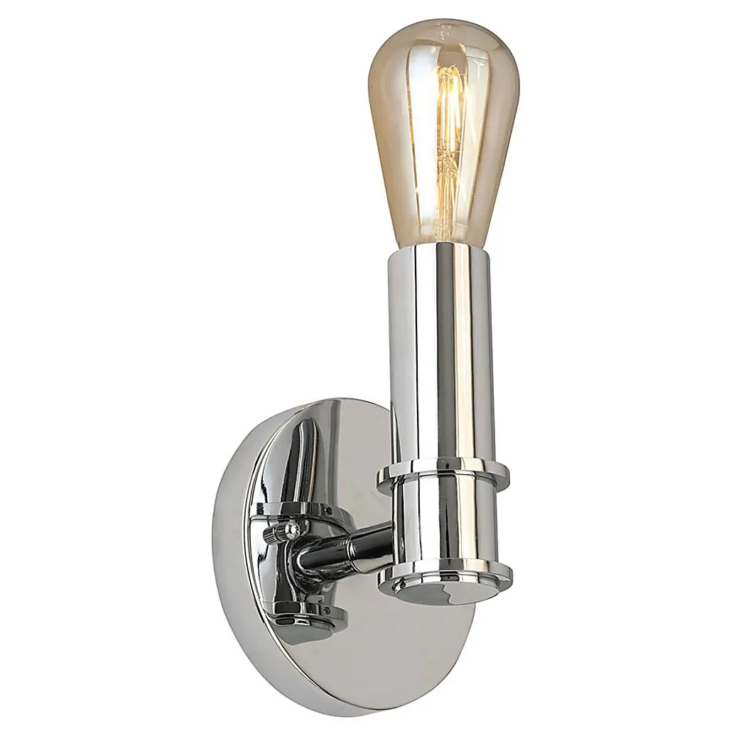 Citation Trail Small Silver Sconce