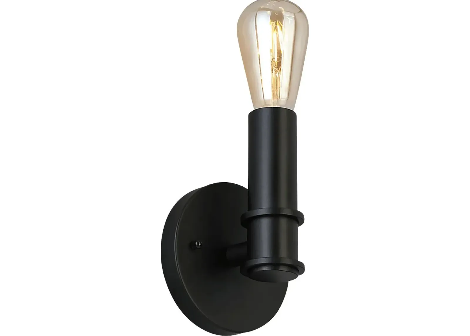 Citation Trail Small Black Sconce