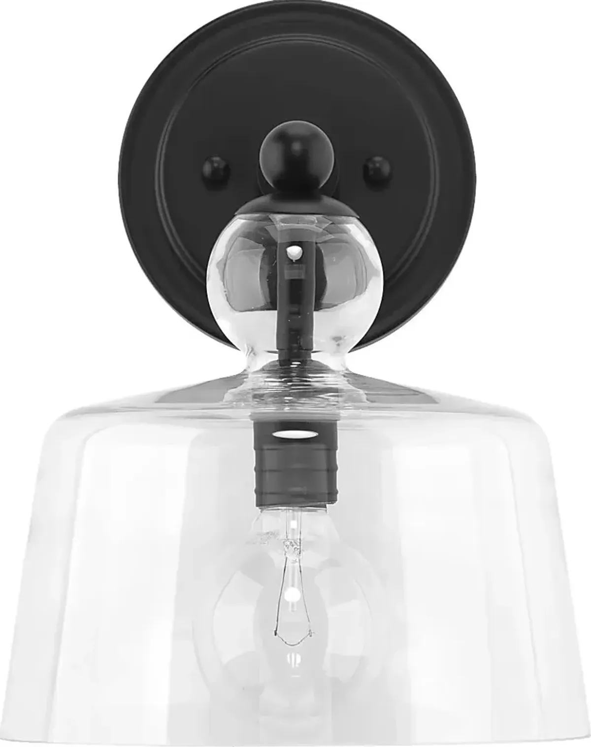 Edsel Grove Black Sconce