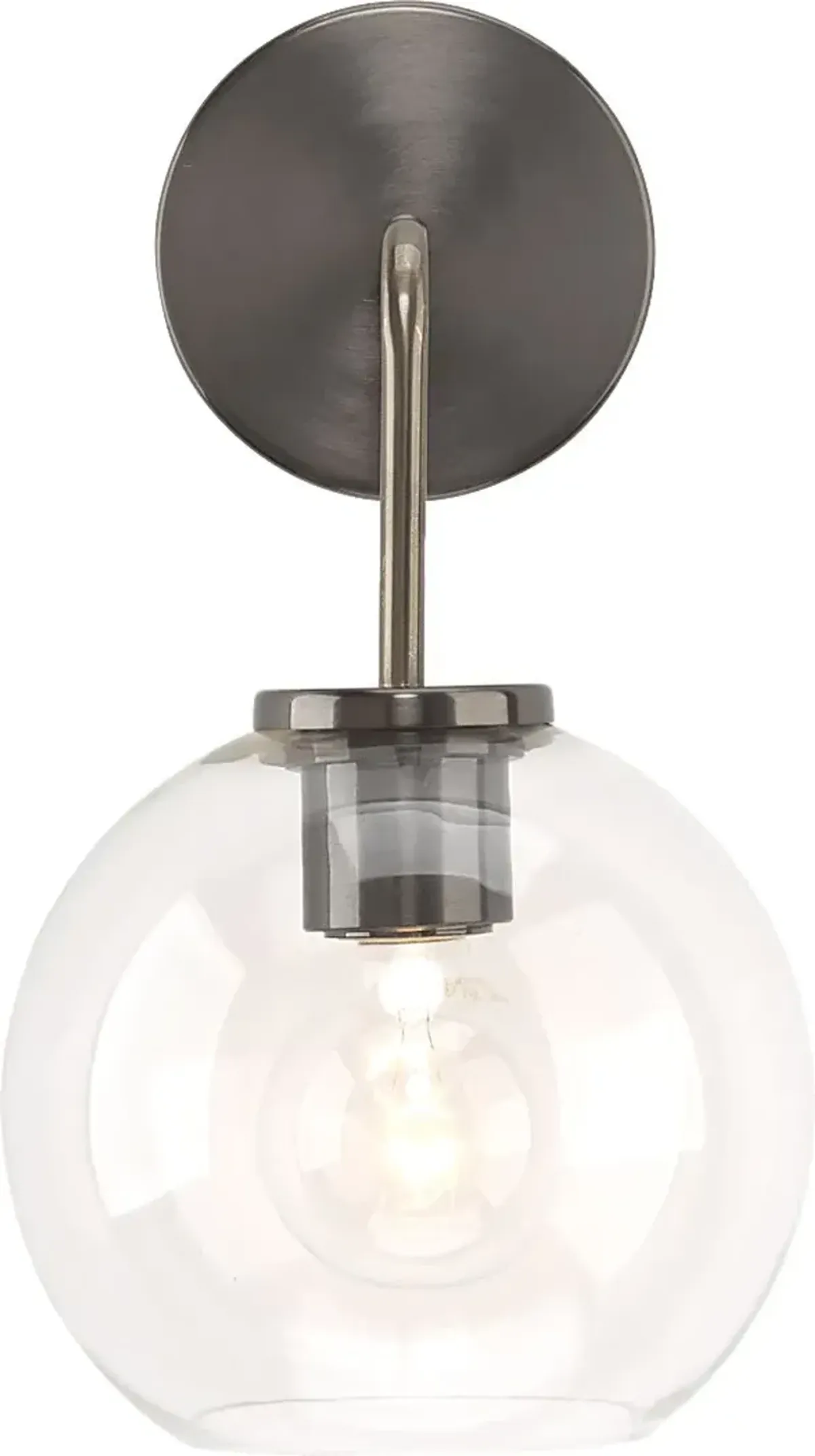 Rea Loop Gunmetal Sconce