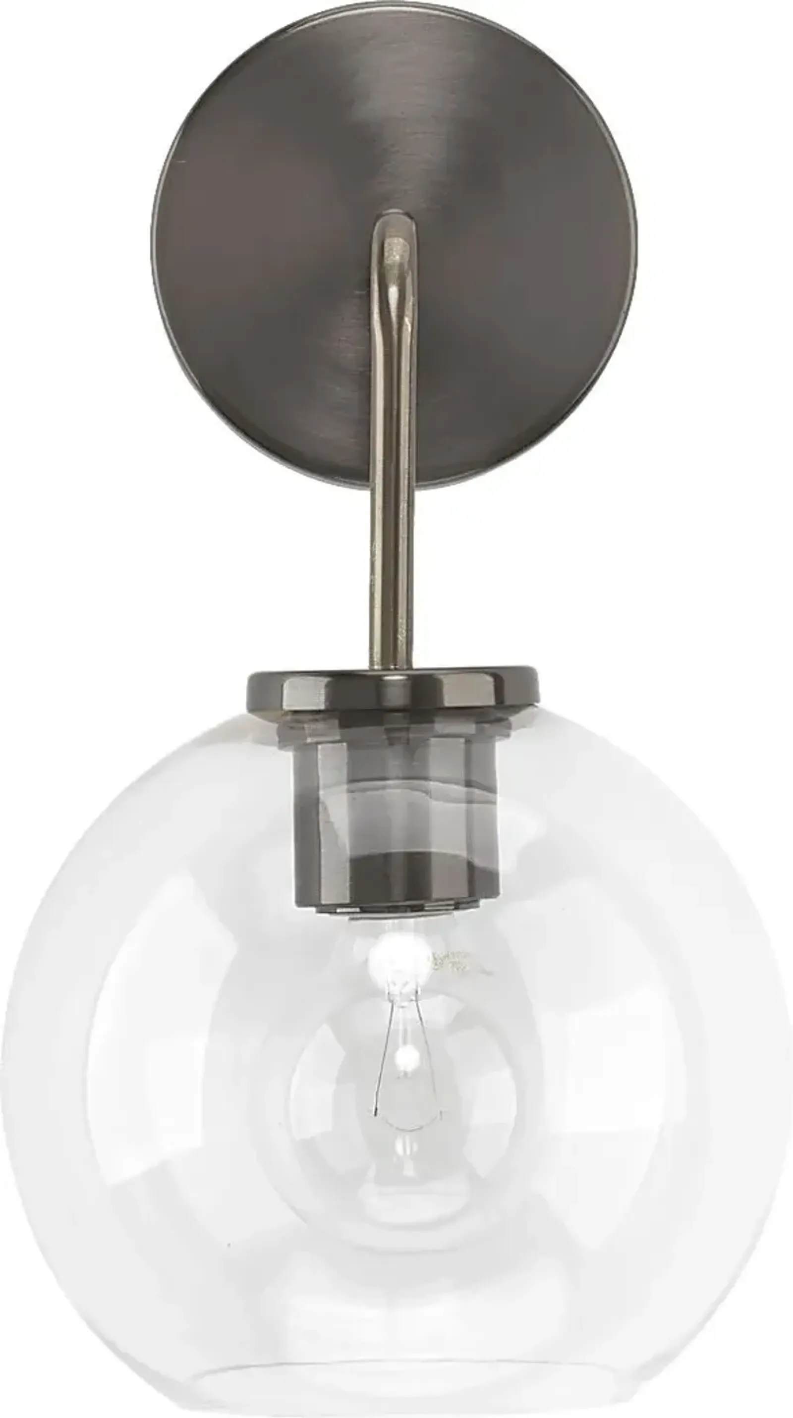 Rea Loop Gunmetal Sconce