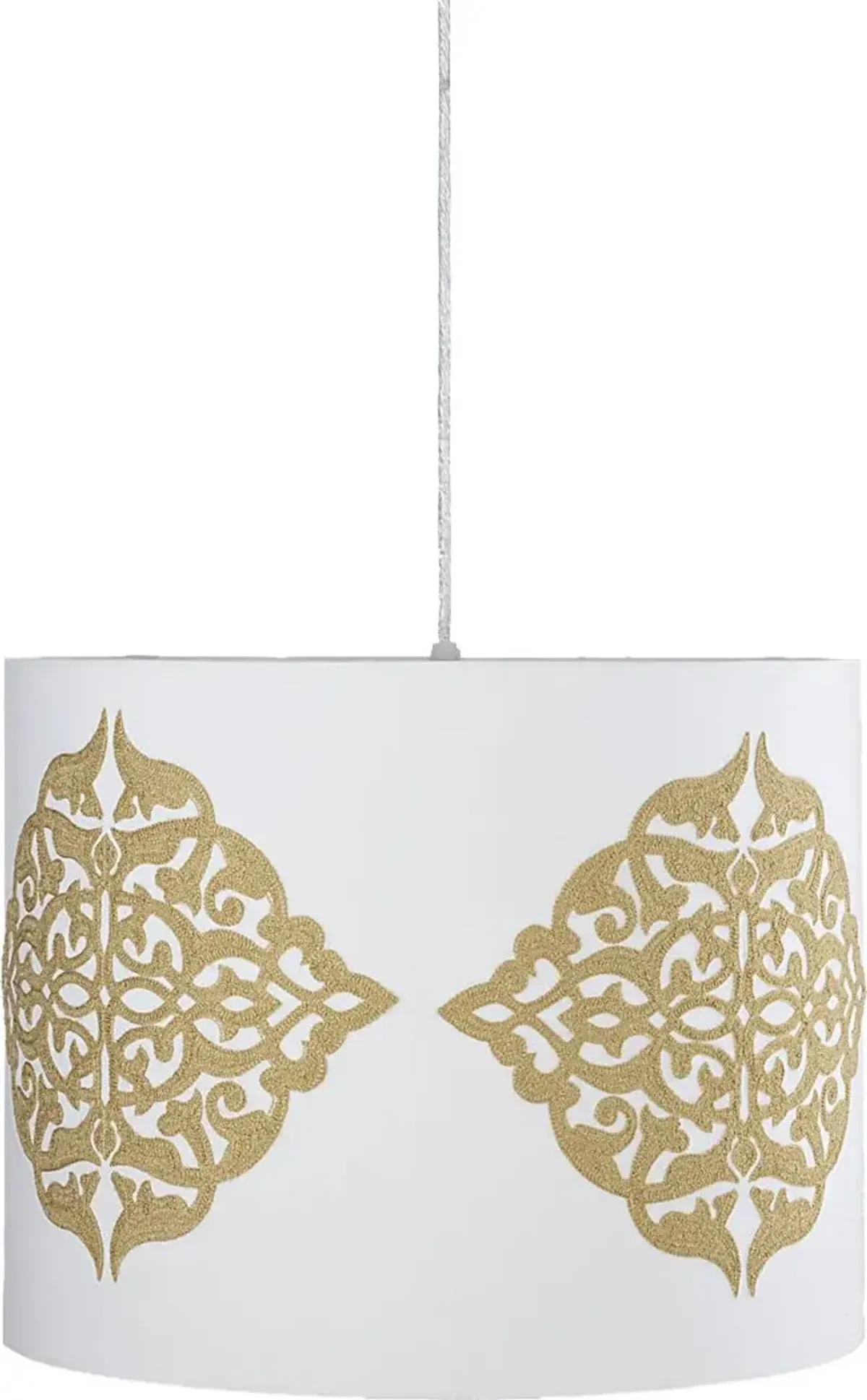 Maxfield Point White Pendant