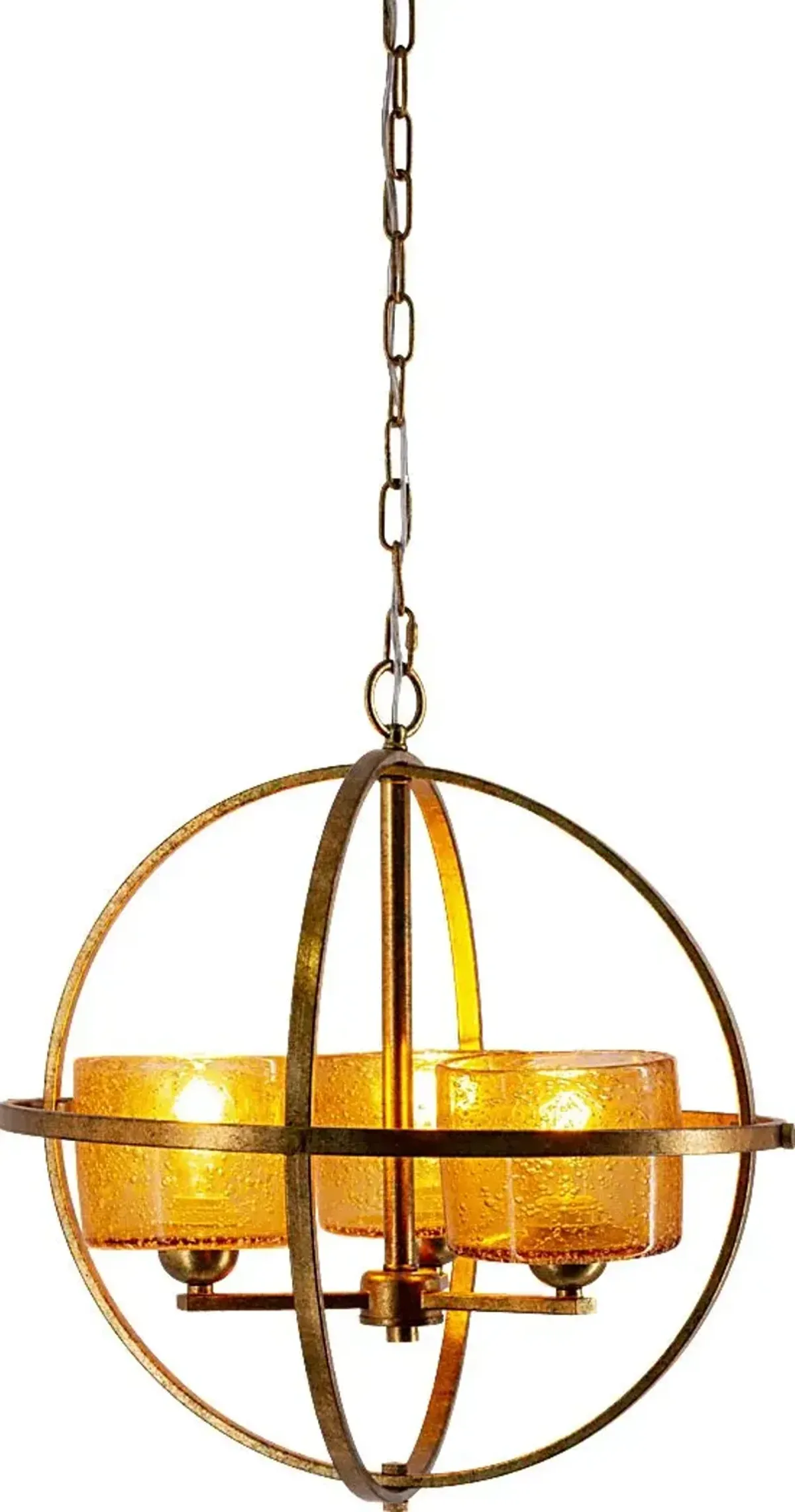 Monier Point Gold Chandelier