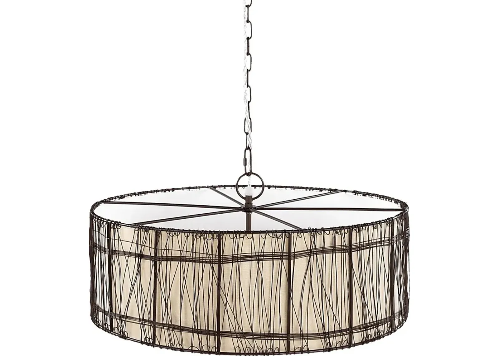 Fuller Lane Beige Chandelier