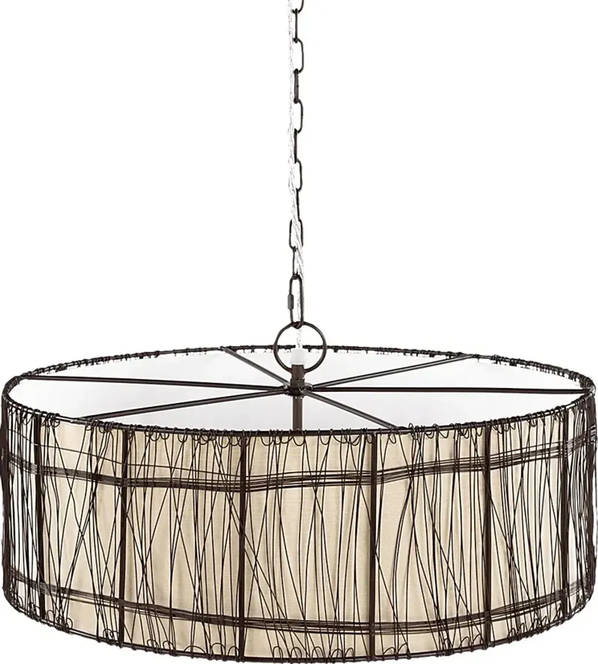 Fuller Lane Beige Chandelier