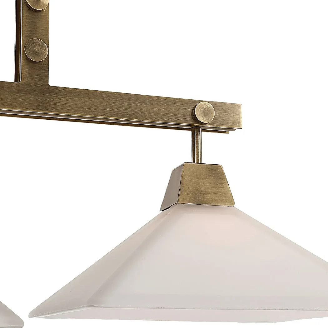 Caira Drive Brass Chandelier