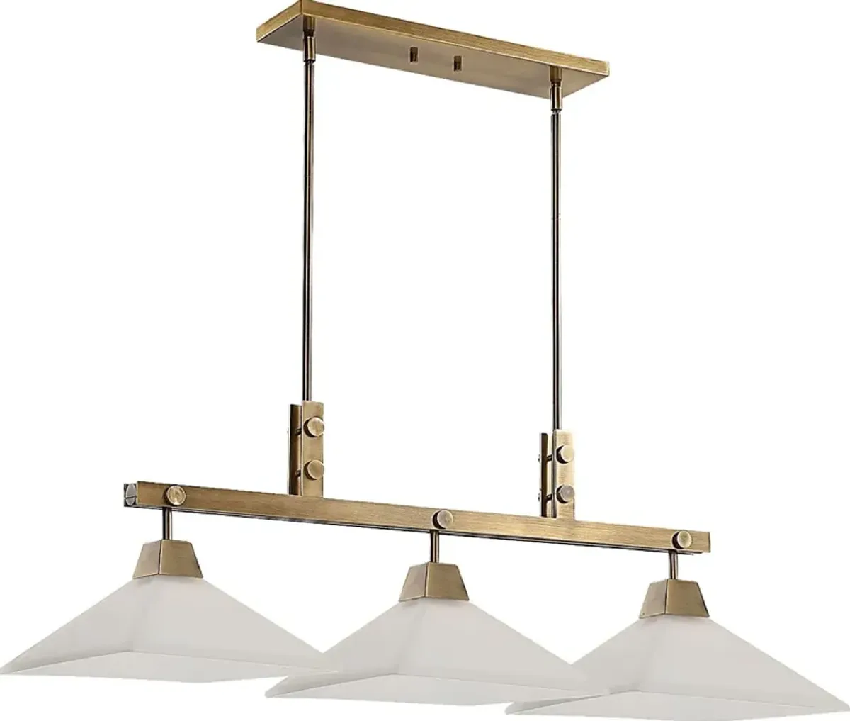 Caira Drive Brass Chandelier