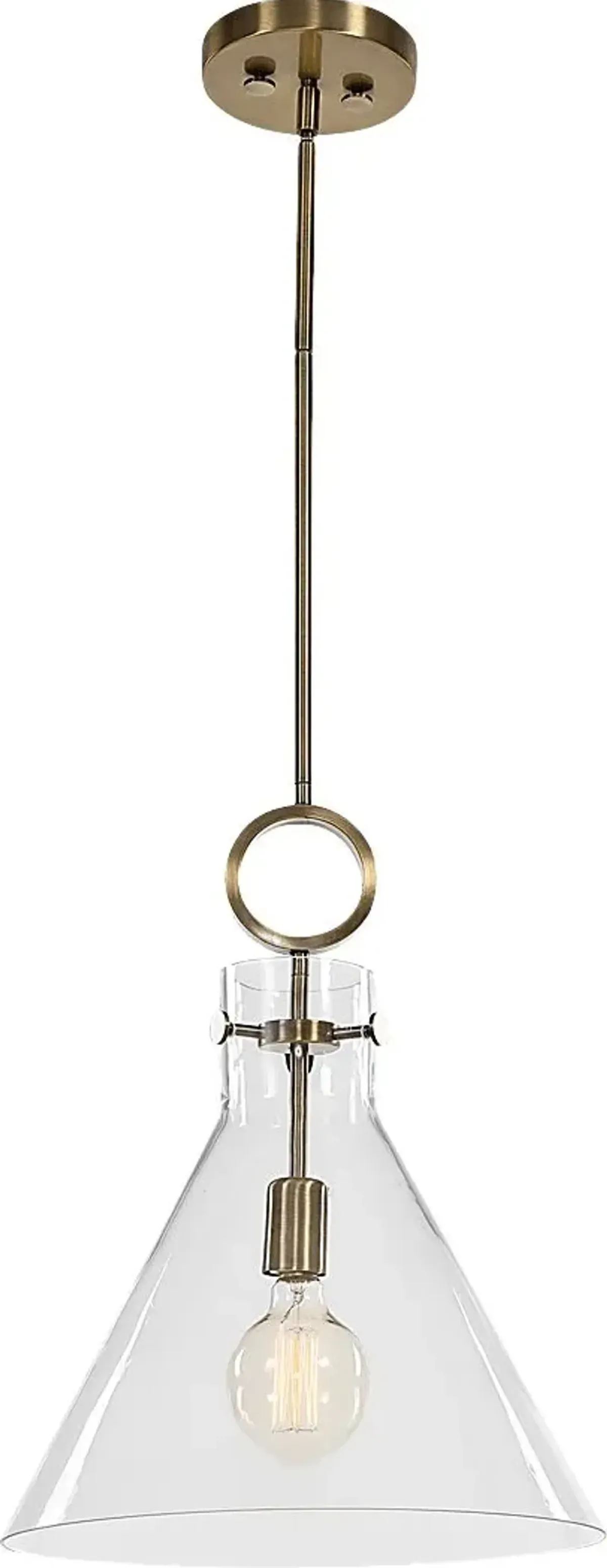 Stahl Street Brass Pendant