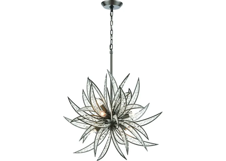 Keswick Lane Nickel Chandelier