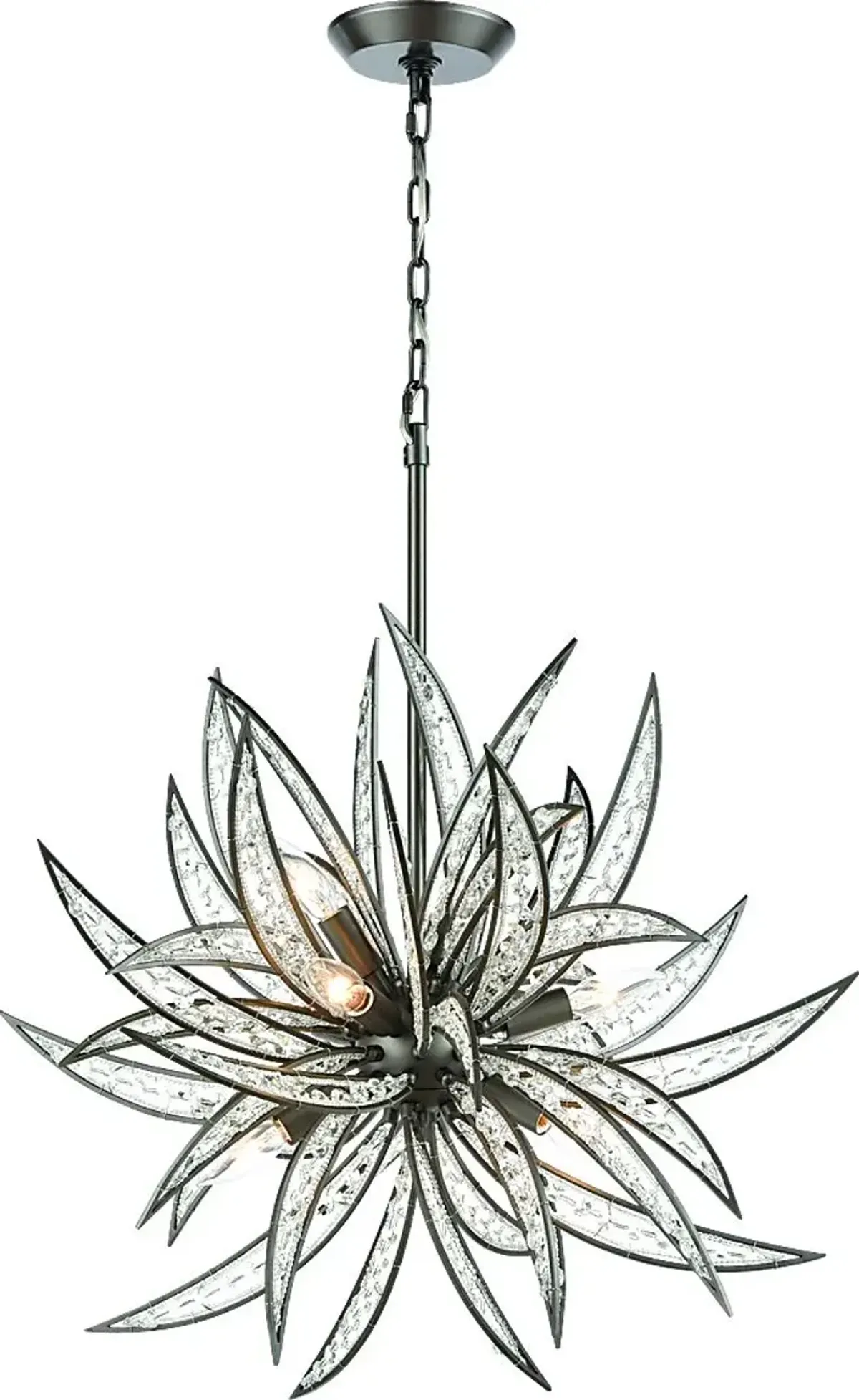 Keswick Lane Nickel Chandelier