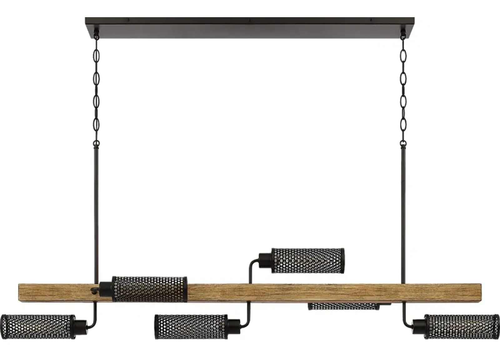 Quayside Edge Wood Chandelier