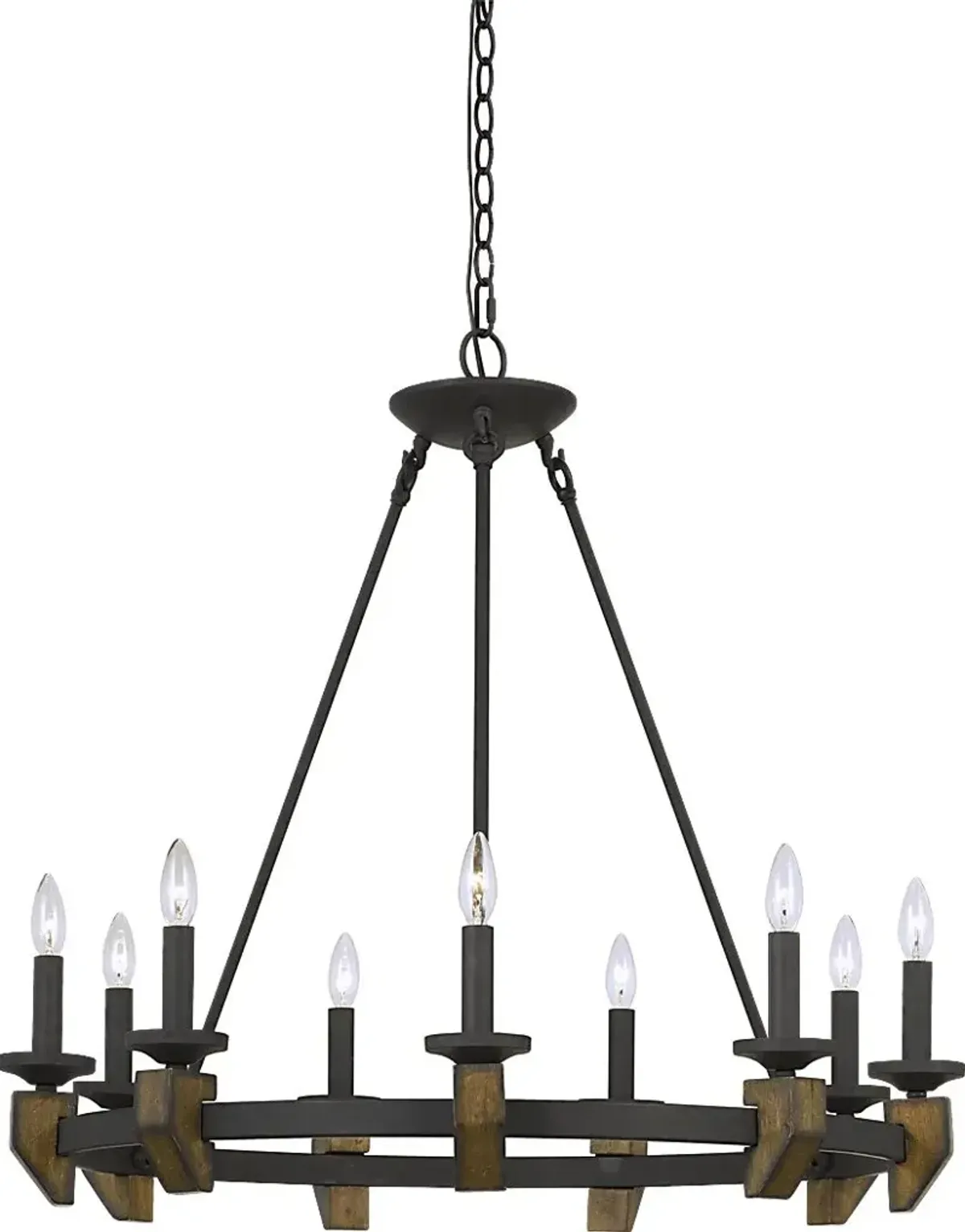 Raven Peak Brown Chandelier