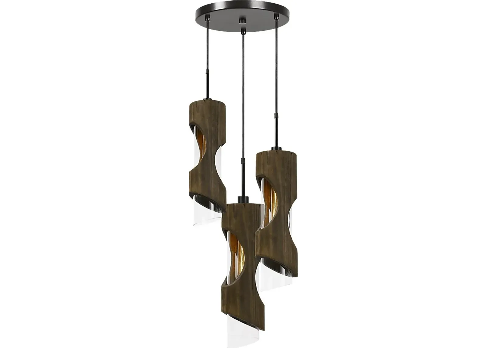 Sabal Island Wood Pendant