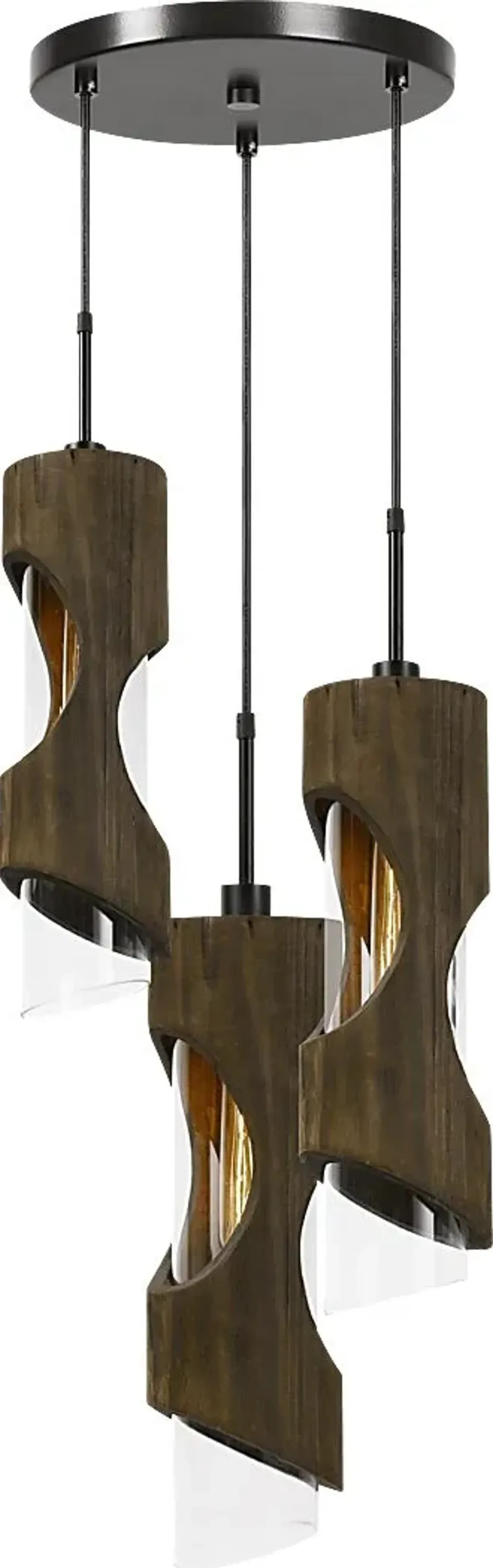 Sabal Island Wood Pendant