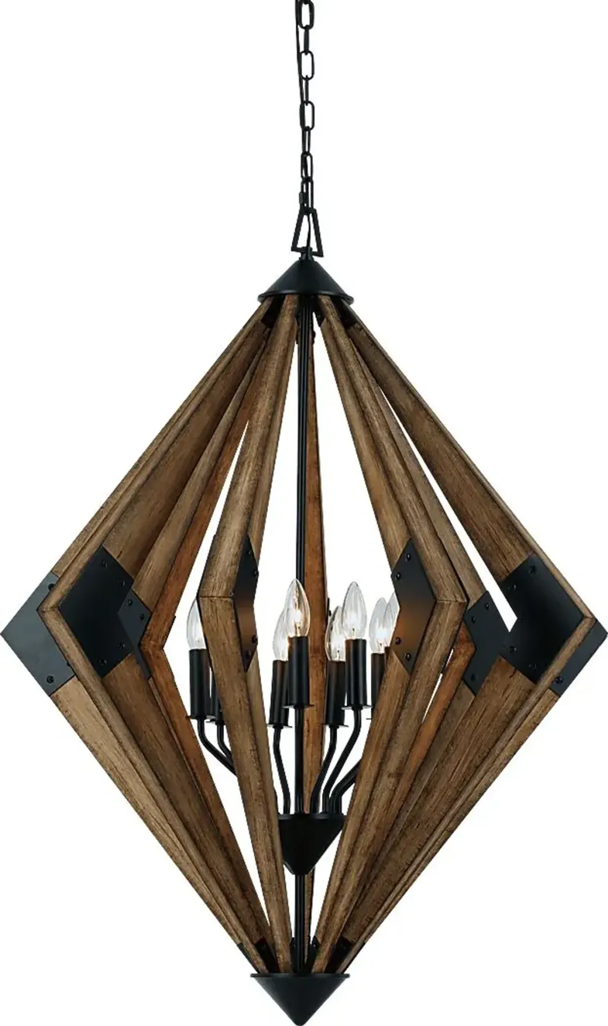 Roher Estates Wood Chandelier