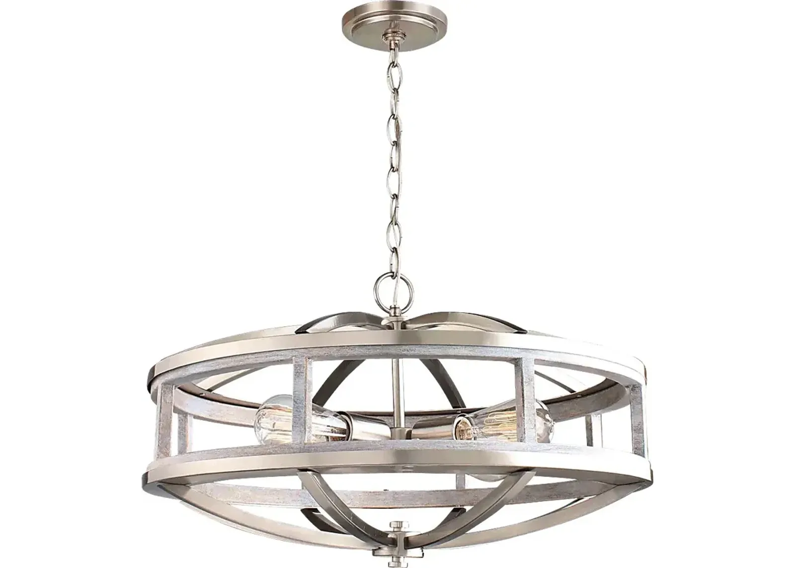 Salvo Cove Nickel Chandelier