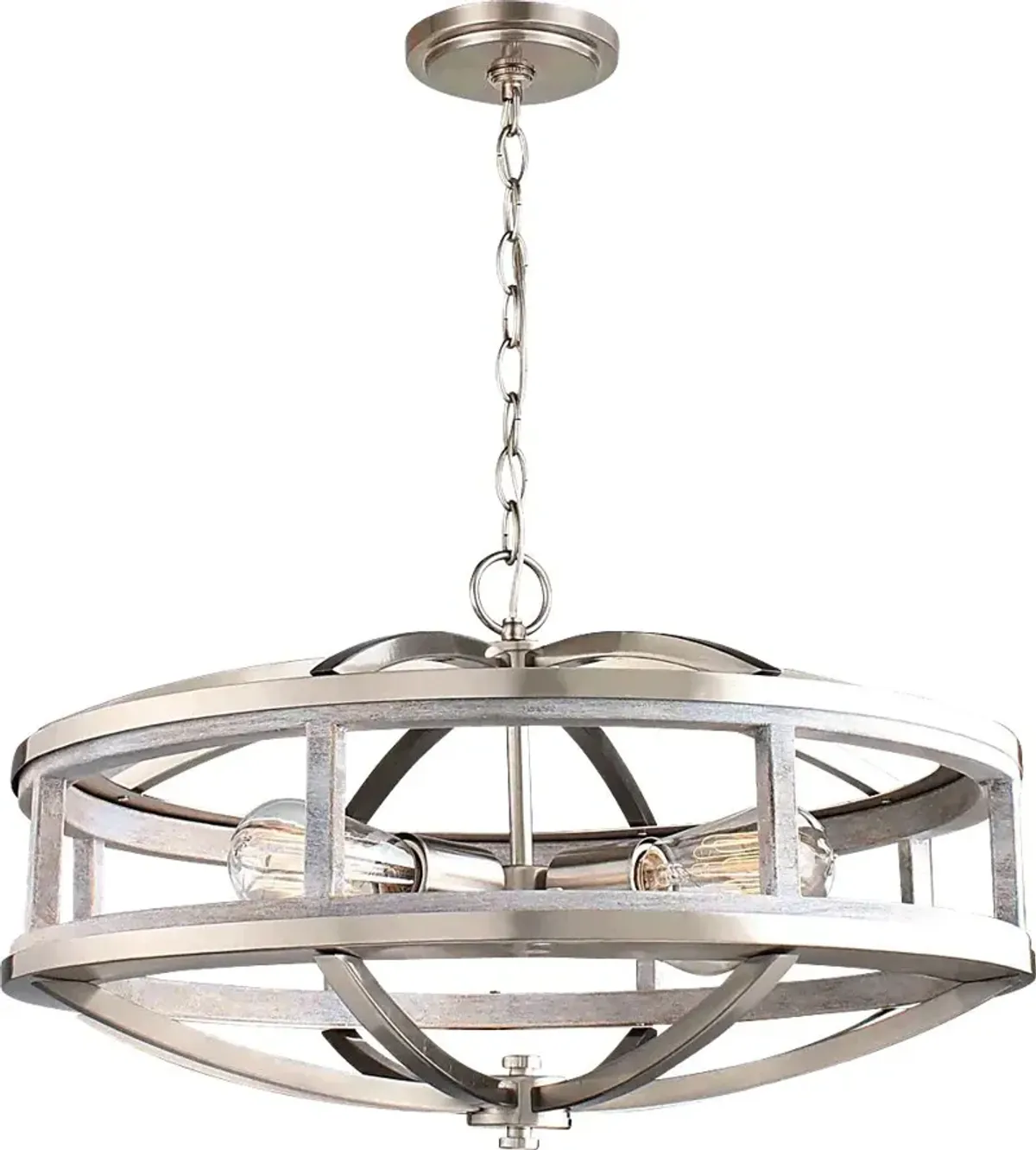 Salvo Cove Nickel Chandelier