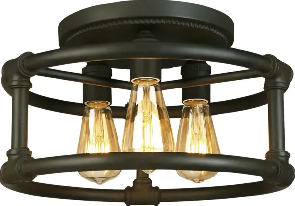 Roserve Drive Bronze Chandelier