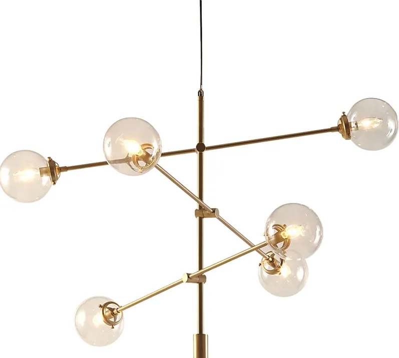 Sparks Nest Gold Chandelier