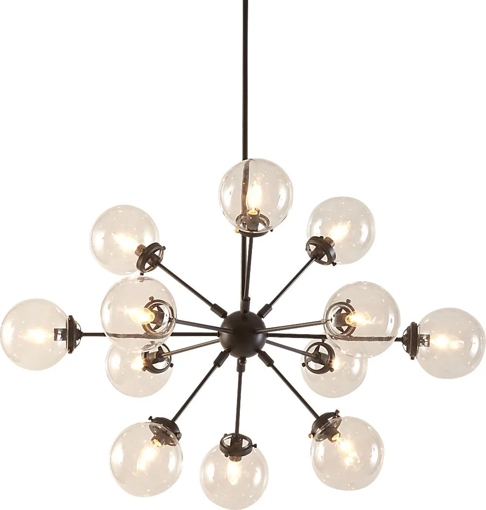 Roumfort Edge Bronze Chandelier