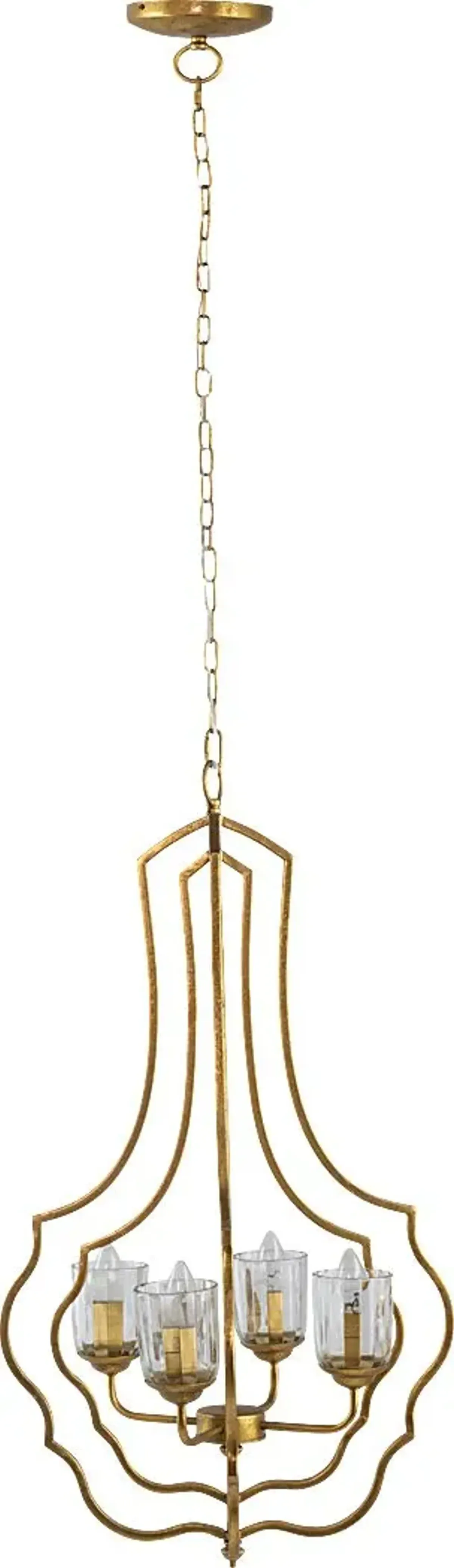 Galway Trail Gold Chandelier