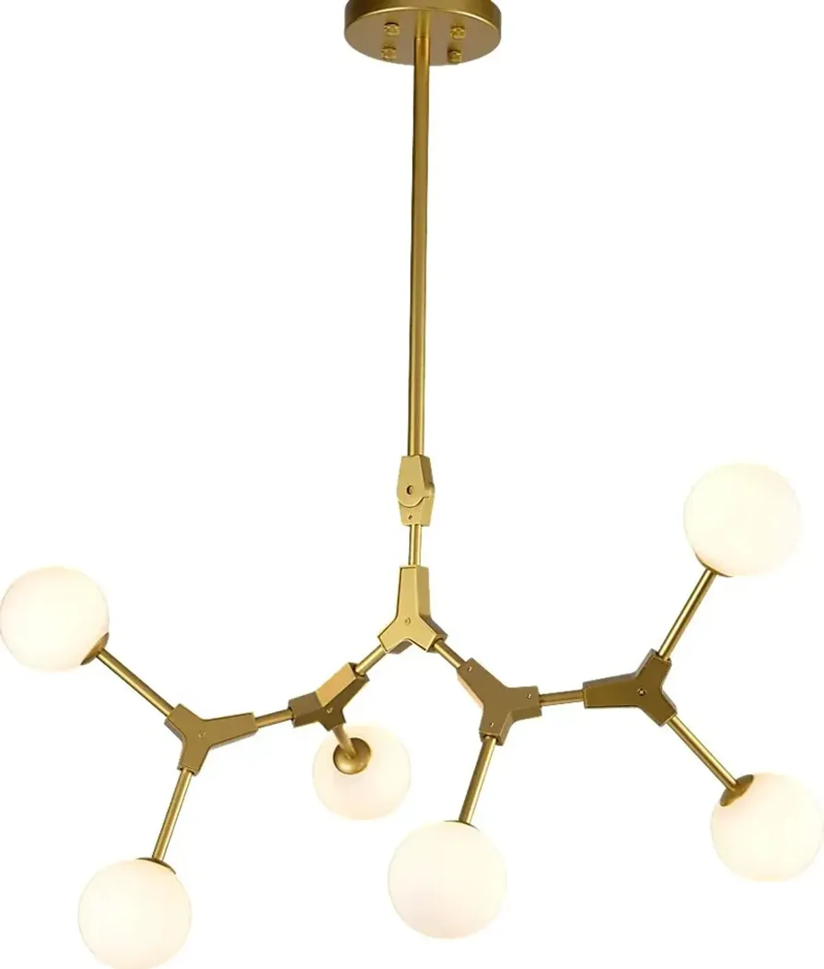 Asplund Circle Gold Chandelier