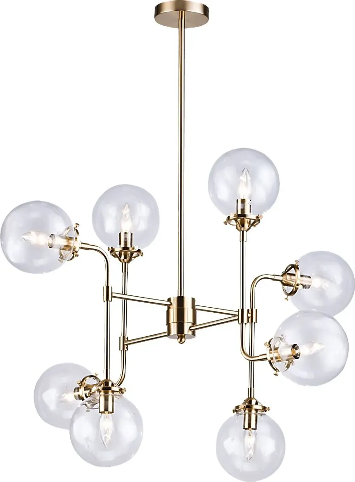 Avion Circle Glass Chandelier