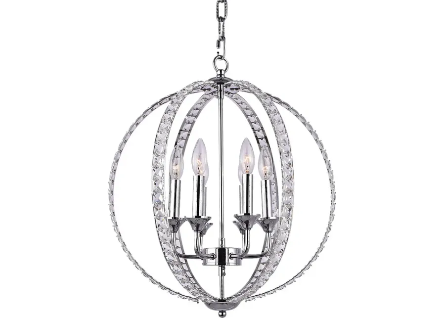 Beechpoint Circle Clear Chandelier