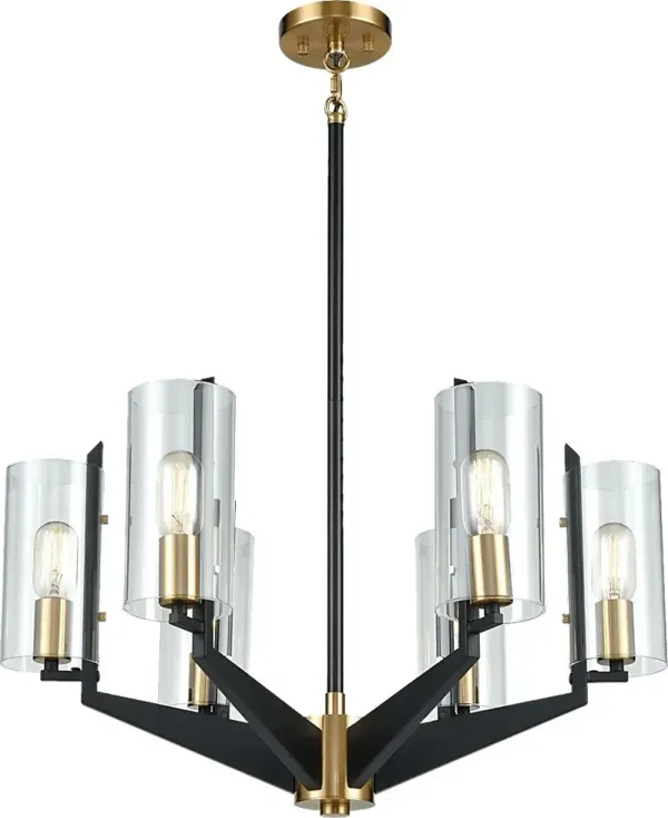 Partridge Boulevard Black Chandelier