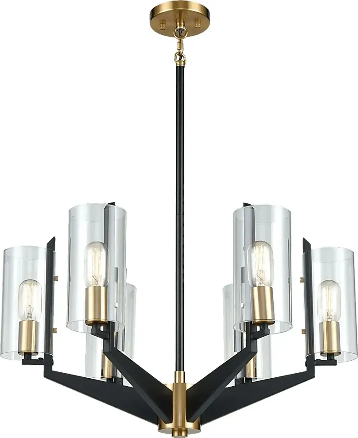 Partridge Boulevard Black Chandelier