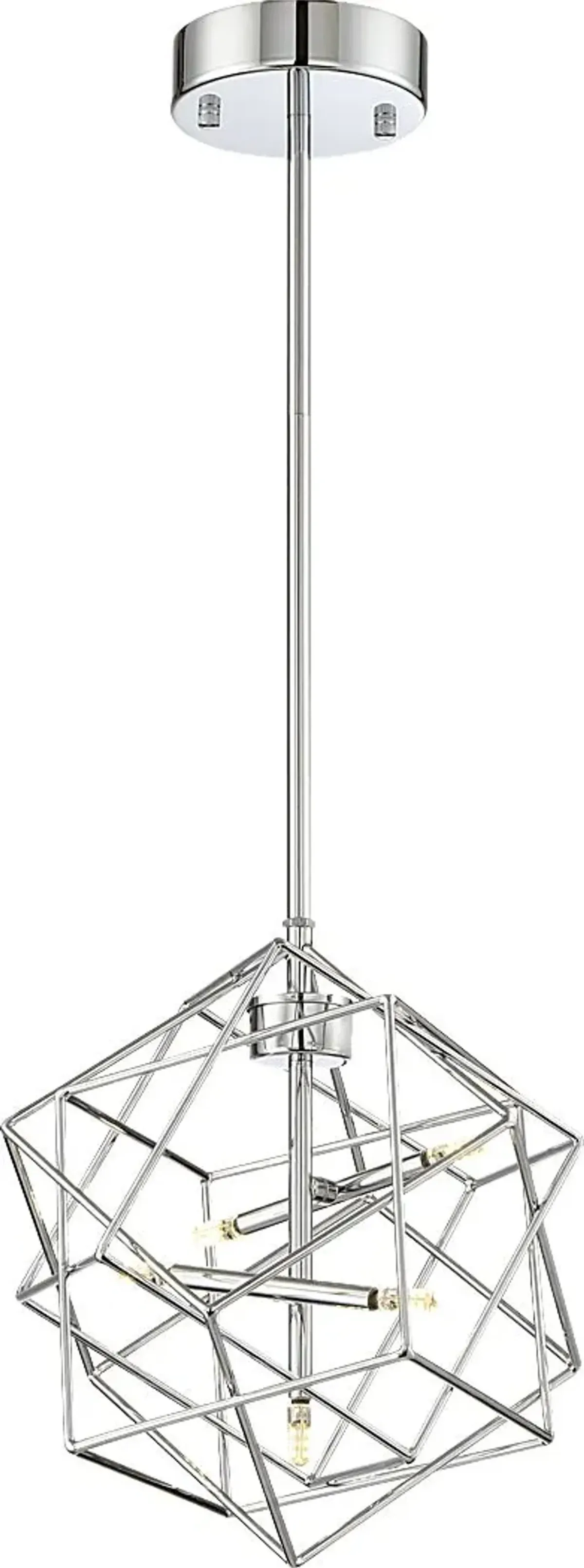 Fairway Fields Chrome Pendant