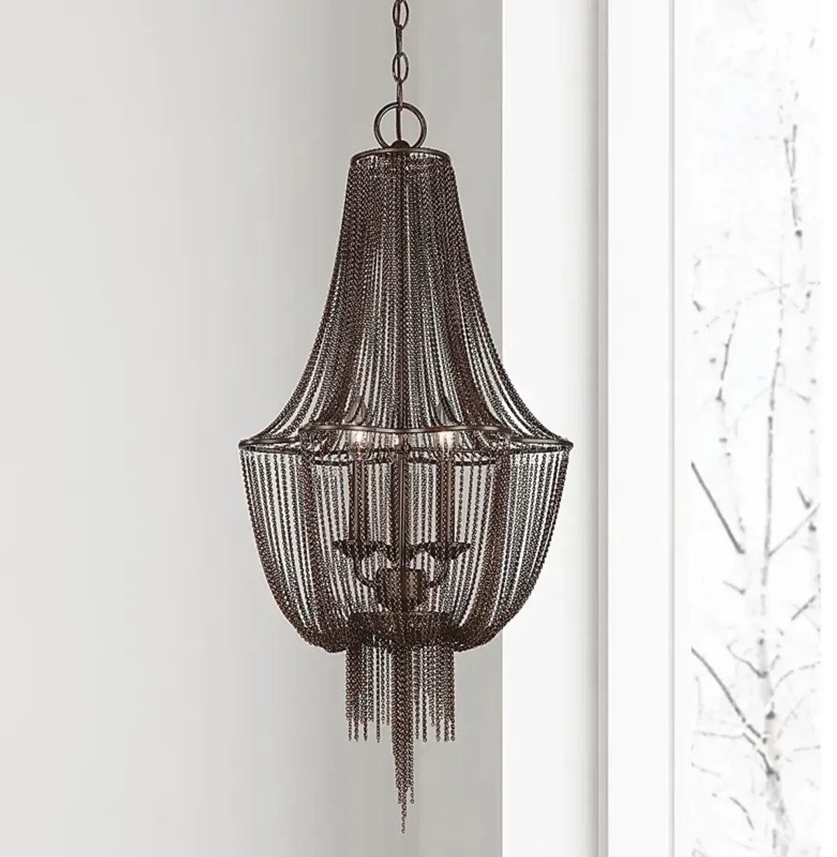 Gianna Nest Bronze Chandelier