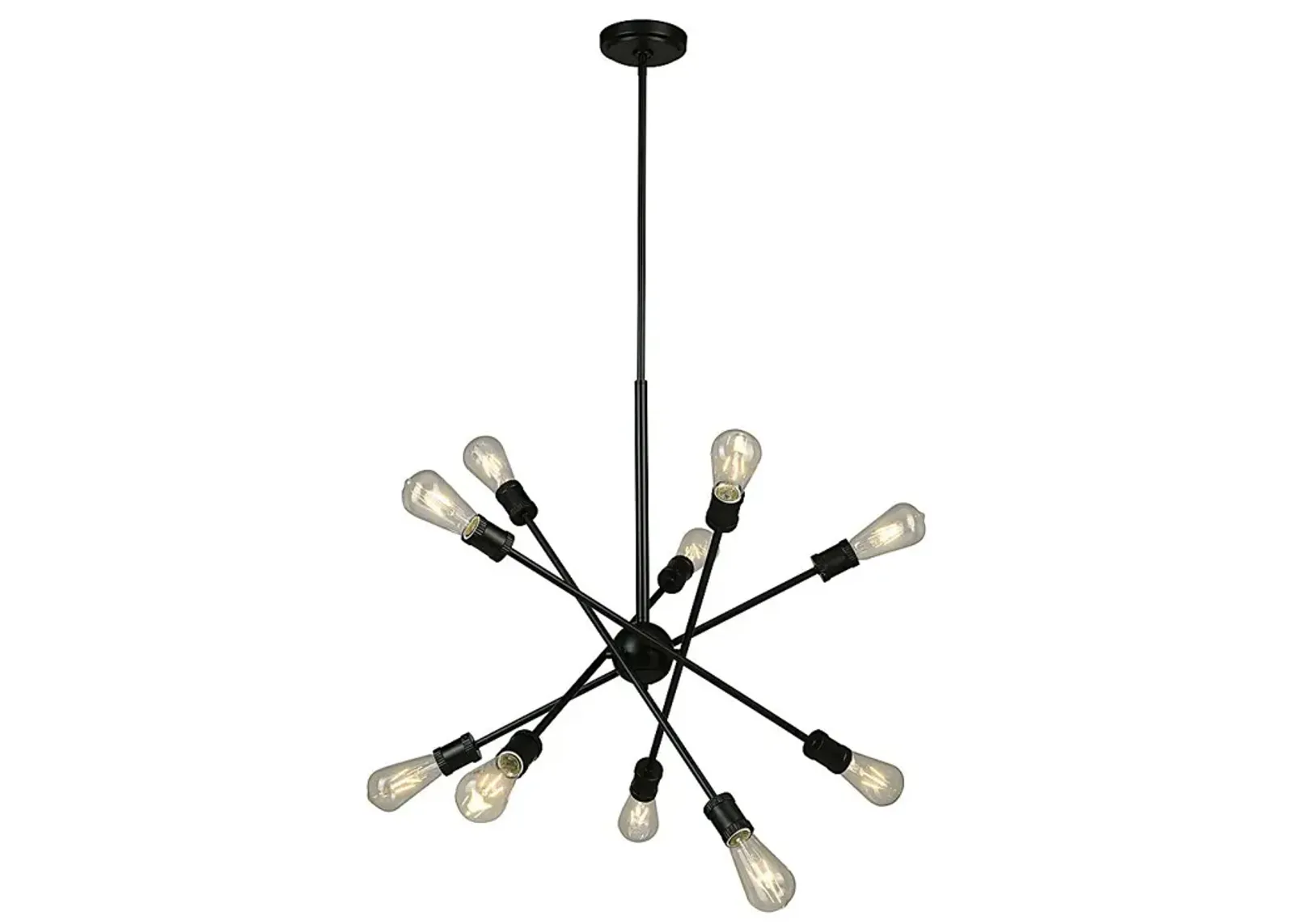 Jacaranda Grove Black Chandelier