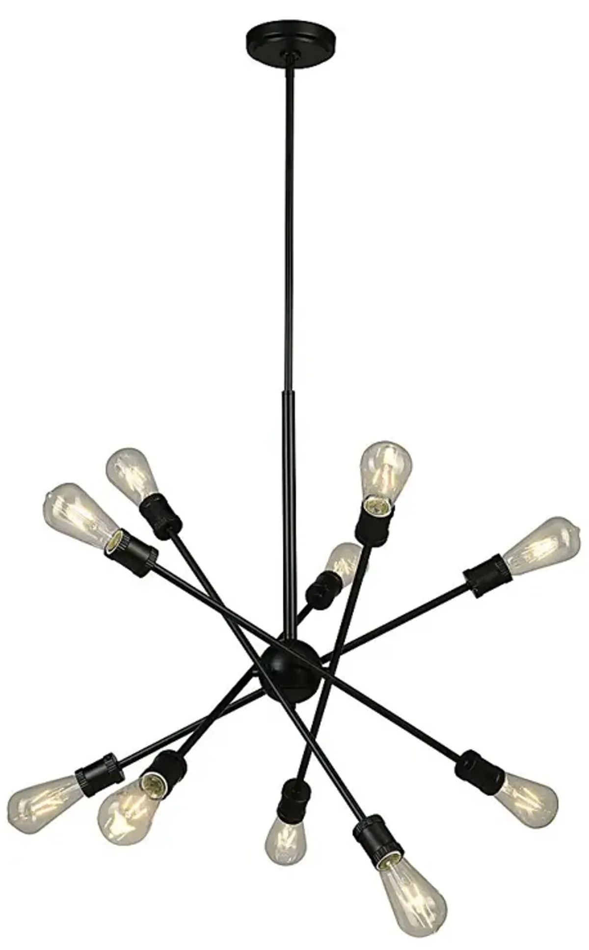 Jacaranda Grove Black Chandelier