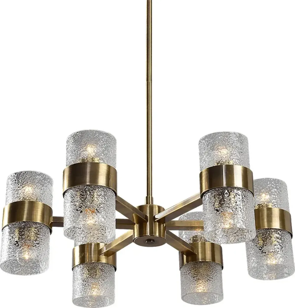 Pima Point Brass Chandelier