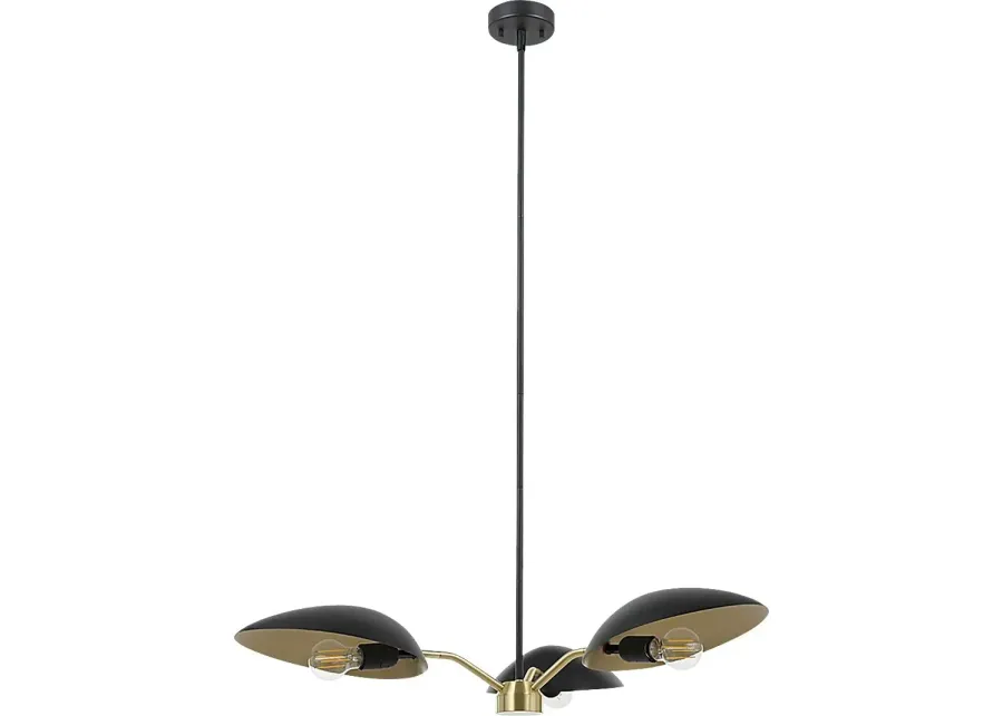 Islegrove Gate Black Chandelier