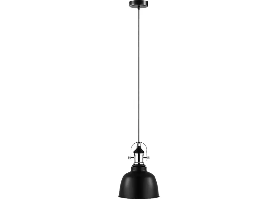 Lombard Nest Small Black Pendant