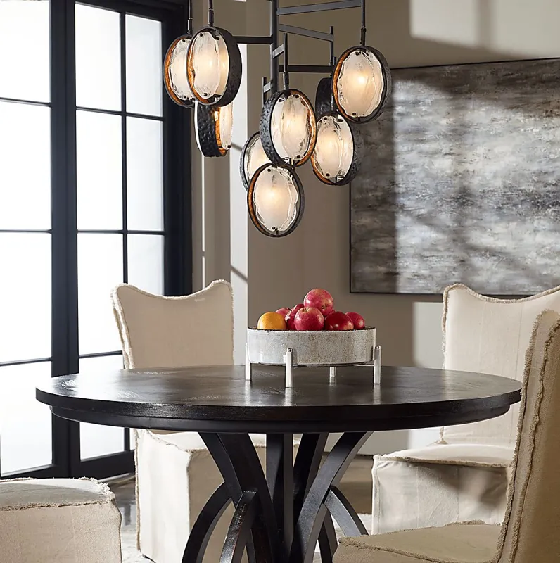 Taluga Edge Bronze Chandelier